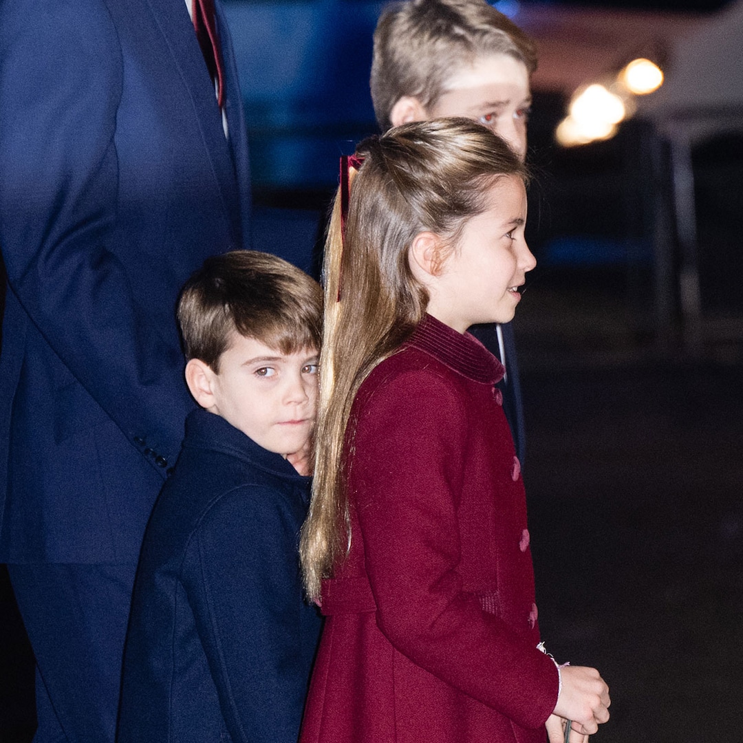 Prince George, Charlotte & Louis Get Festive at Royal Holiday Outing